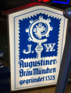 Product image of the product “Wooden sign - Retro ''Augustiner'' ”